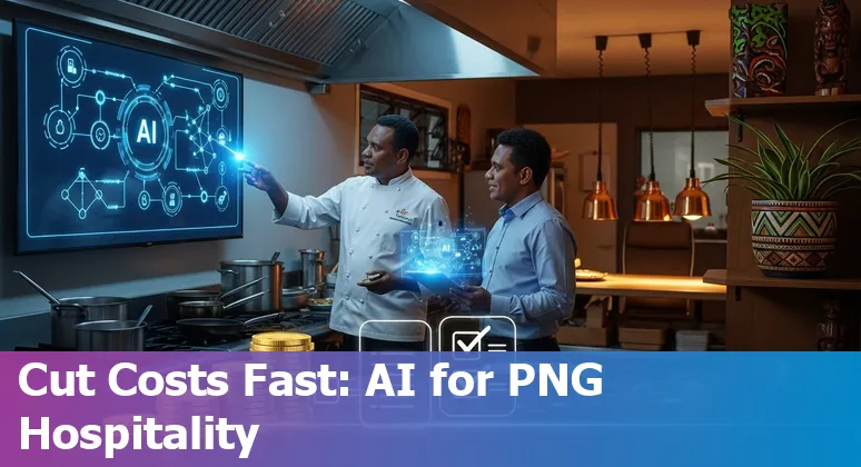 Hotel staff using AI tools at a Port Moresby property in Papua New Guinea