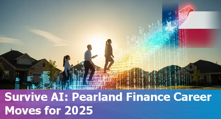 Finance professional using AI tools in Pearland, Texas office — preparing for AI impacts on finance jobs in Pearland, Texas in 2025