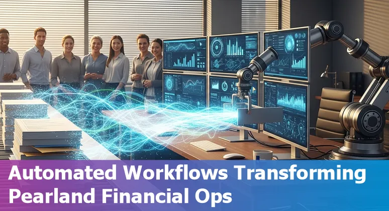 AI-driven automation streamlining banking operations for Pearland, Texas, US financial services