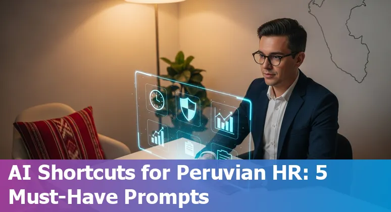 HR professional using AI prompts for benefits, onboarding, open enrollment, compliance, and people analytics in Peru, 2025