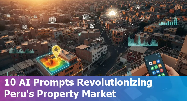 Real estate agent reviewing AI-generated valuation and WhatsApp chat for a Lima apartment listing