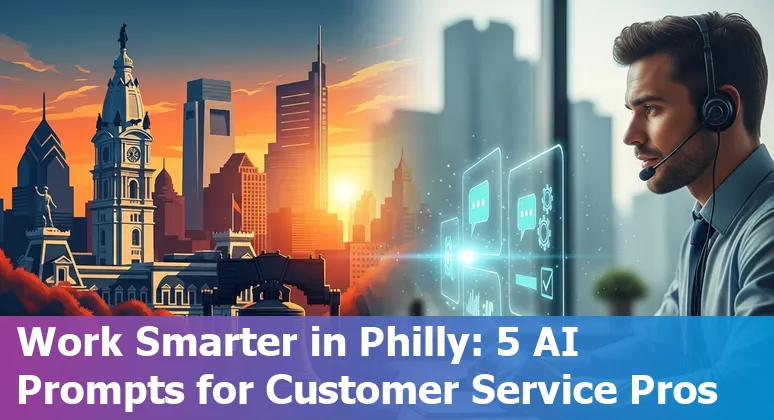 Customer service rep in Philadelphia using AI tools like Copilot and ChatGPT to draft replies and analyze support trends.