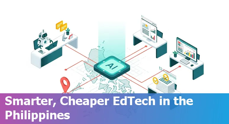 AI dashboard and chatbot supporting an education company in the Philippines