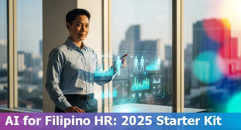 Illustration of AI-driven HR tools and workflows for Philippines HR professionals in 2025
