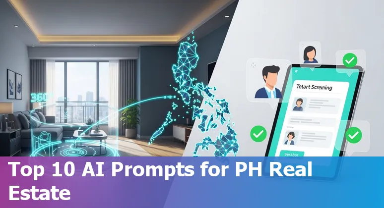 AI tools assisting Philippine real estate agents with property valuation, chatbots, tenant screening and virtual tours.