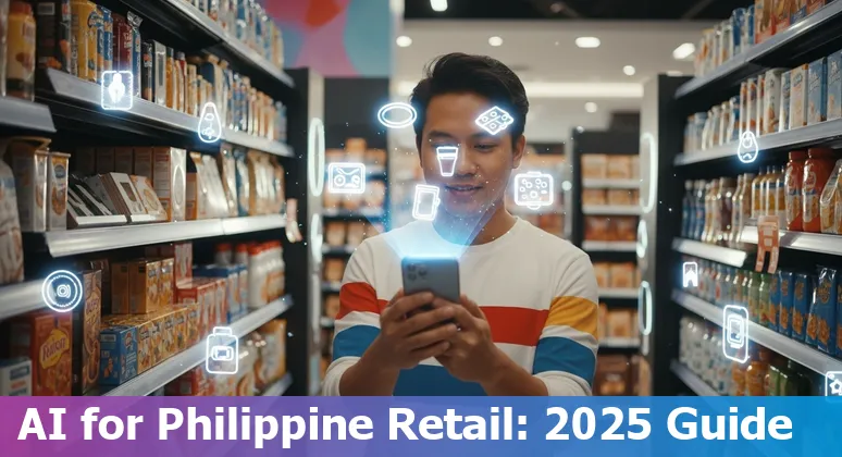Illustration of AI tools powering retail operations in the Philippines in 2025