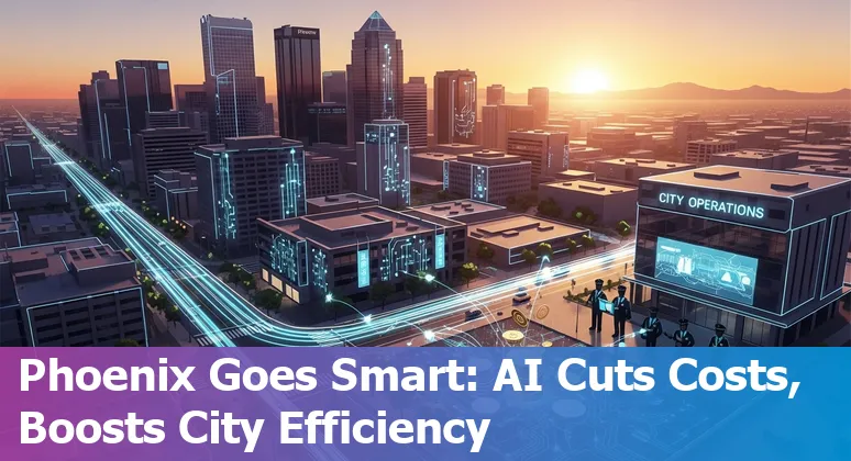 City of Phoenix, Arizona government employees using AI tools to improve efficiency and cut costs