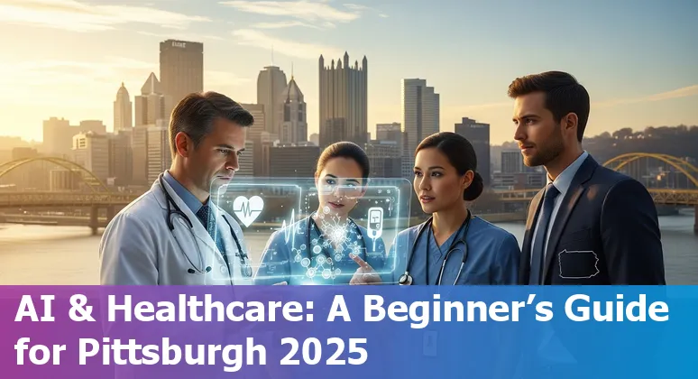 Healthcare AI in Pittsburgh, Pennsylvania 2025: clinicians, robotics, and AI Horizons Bakery Square skyline