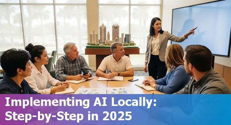 AI in financial services in Port Saint Lucie, Florida — illustration of fintech, compliance, and chatbots.