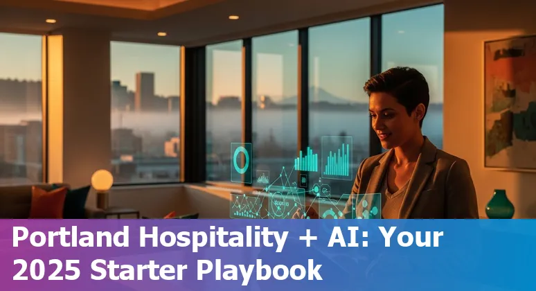 Hotel staff using AI dashboard in Portland, Oregon hotel — AI tools for hospitality in Portland 2025