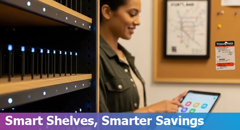Portland, Oregon retail store using AI-powered displays and inventory screens