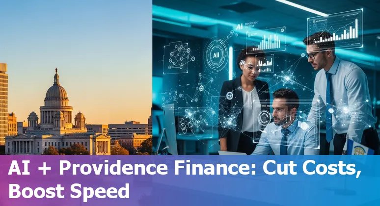 Financial services team using AI tools in Providence, Rhode Island office — cost savings and efficiency