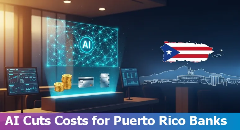 Puerto Rico financial services team reviewing AI dashboards to cut costs and improve efficiency in Puerto Rico