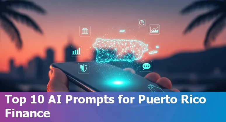Puerto Rico financial services team reviewing AI-driven reports on a laptop