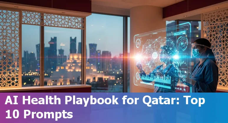 Healthcare AI in Qatar — doctors using AI tools with Arabic and English patient interfaces