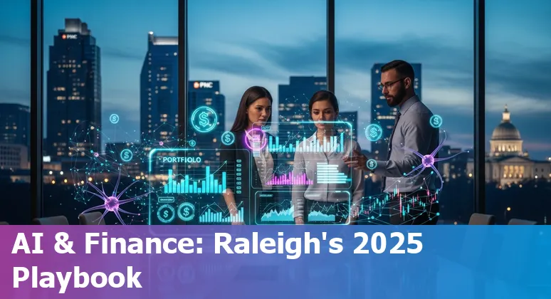 AI in financial services in Raleigh, North Carolina 2025: AWS campus, NVIDIA GPUs, Pendo analytics and secure Cisco networking.