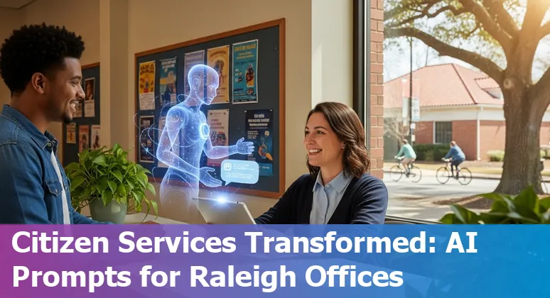 City of Raleigh government staff using AI assistants to summarize meetings and analyze public-safety data