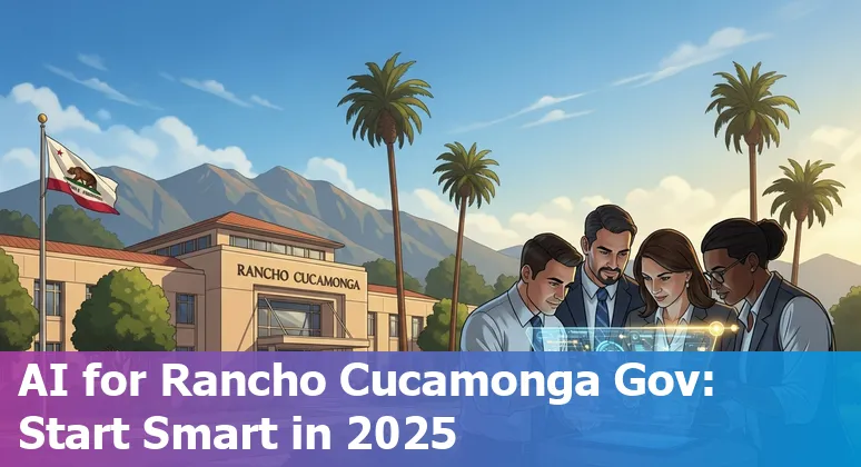 City hall officials using AI tools for public services in Rancho Cucamonga, California in 2025