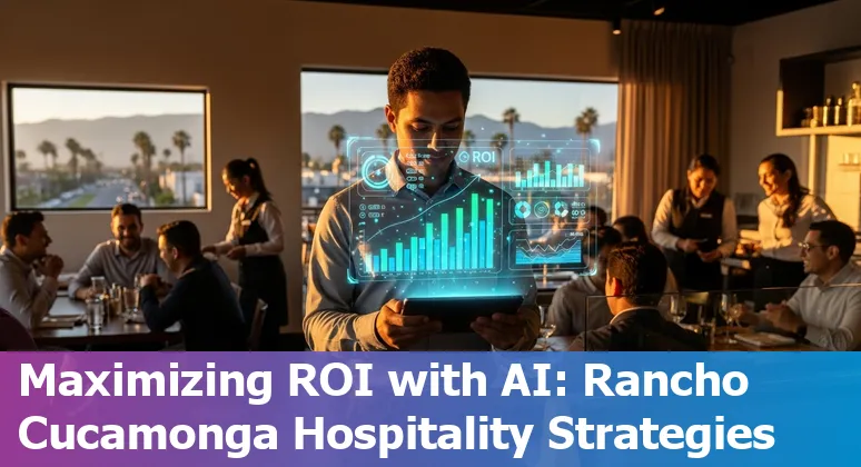 Hotel lobby AI demo with Avigilon security and TimeTrex scheduling in Rancho Cucamonga, California