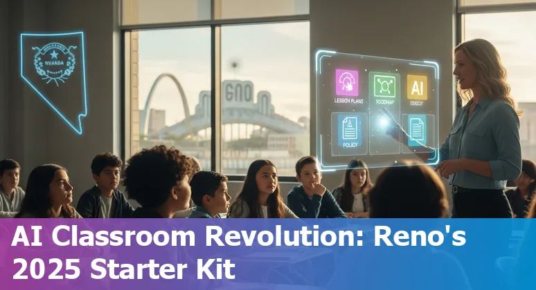 Educators exploring AI tools at a workshop in Reno, Nevada, US in 2025