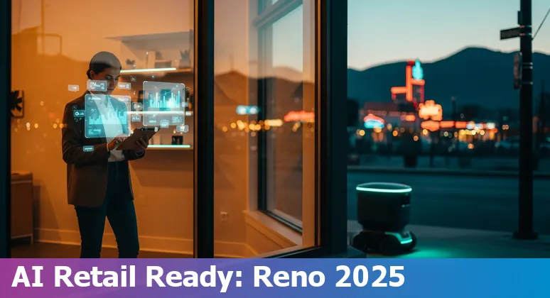 Retailers using AI tools in Reno, Nevada with UNR PACK AI and TRIC data center backdrop in 2025