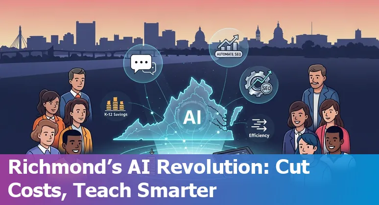 Richmond, Virginia education company using AI tools for cost savings and efficiency in Virginia, US