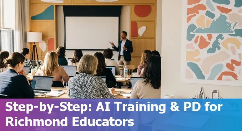 Richmond, Virginia educators using AI tools in a K–12 classroom in 2025