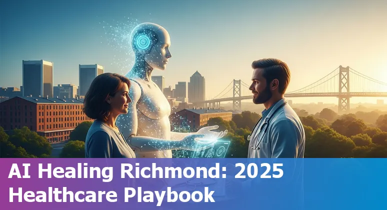 Richmond, Virginia healthcare team reviewing AI implementation roadmap with local AI resources
