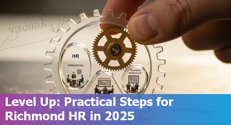 HR professional using AI tools while advising a team in Richmond, Virginia, US office, 2025