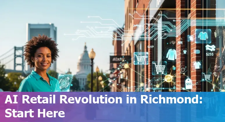 Retail store owner using AI tools for marketing and inventory in Richmond, Virginia, 2025