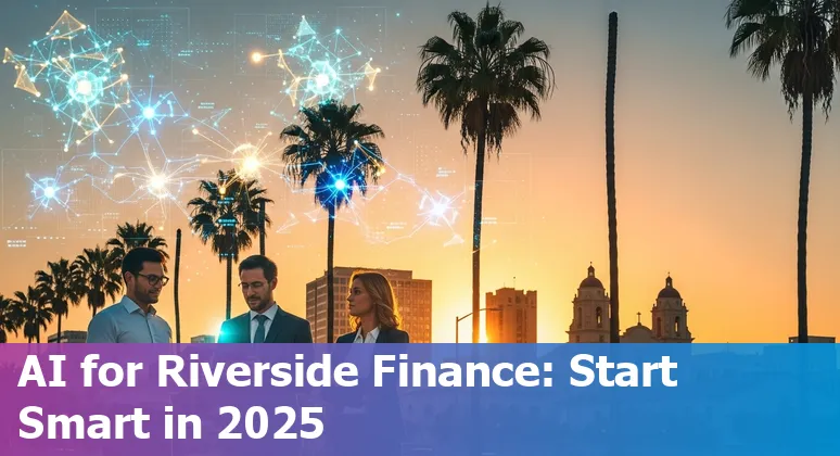 Businessperson reviewing AI risk checklist for financial services in Riverside, CA in 2025