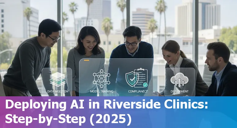 Riverside California healthcare team reviewing AI compliance and patient data protections in 2025