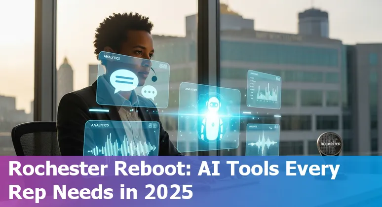 Customer service professional using AI tools in Rochester, Minnesota in 2025