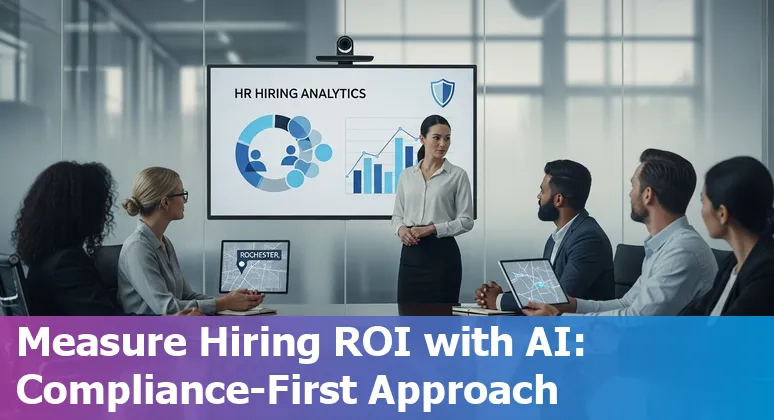 HR professional using AI dashboard for hiring in Rochester, Minnesota in 2025