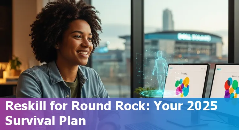 Customer service agent and AI assistant in Round Rock, Texas discussing hybrid work in 2025