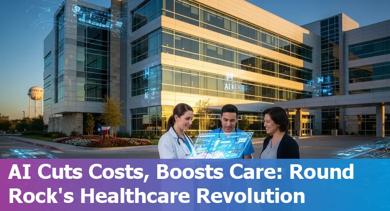 Healthcare staff using AI tools in a Round Rock, Texas clinic to speed billing and improve efficiency