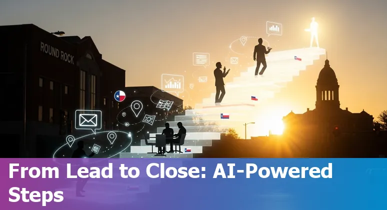 Sales professional using AI tools in an office near Round Rock, Texas, USA in 2025