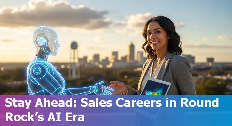 Sales rep using AI tools in Round Rock, Texas office — will AI replace sales jobs in Round Rock, Texas in 2025?