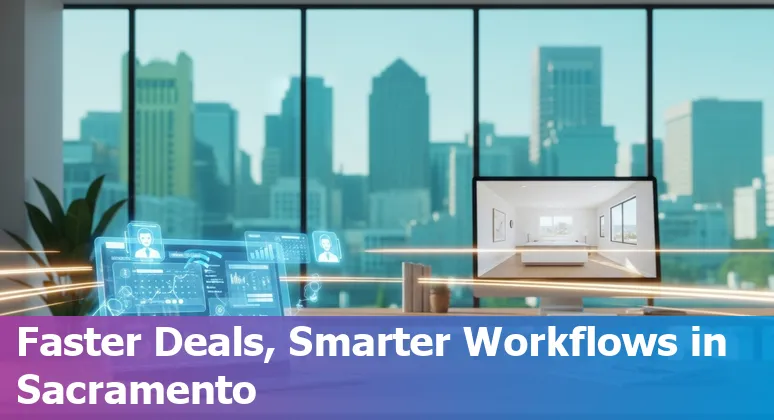 Real estate agent using AI tools to optimize listings in Sacramento, California