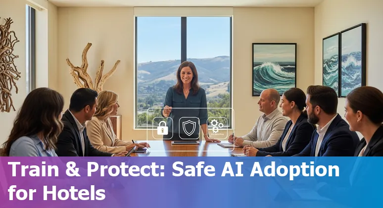 Hotel front desk using AI tools to serve guests in Salinas, California in 2025