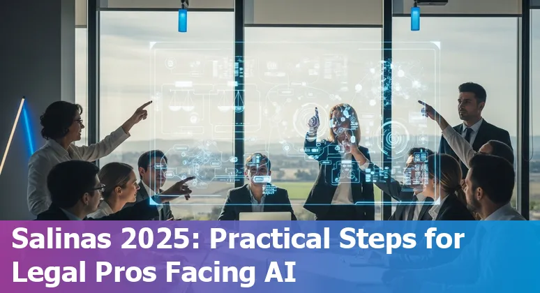 Salinas, California lawyer using AI-assisted legal tools in 2025 — map of Salinas and California regulations background