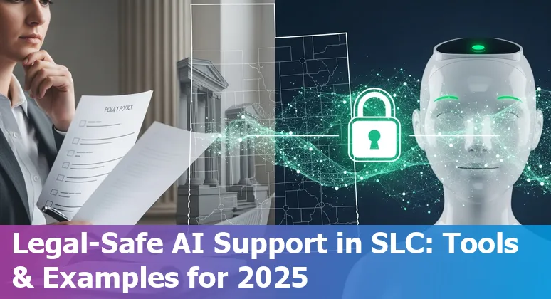Customer service agent using AI tools in a Salt Lake City, Utah office in 2025