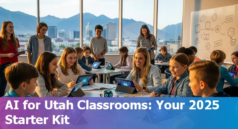 Educators using AI tools at a Salt Lake City, Utah school in 2025