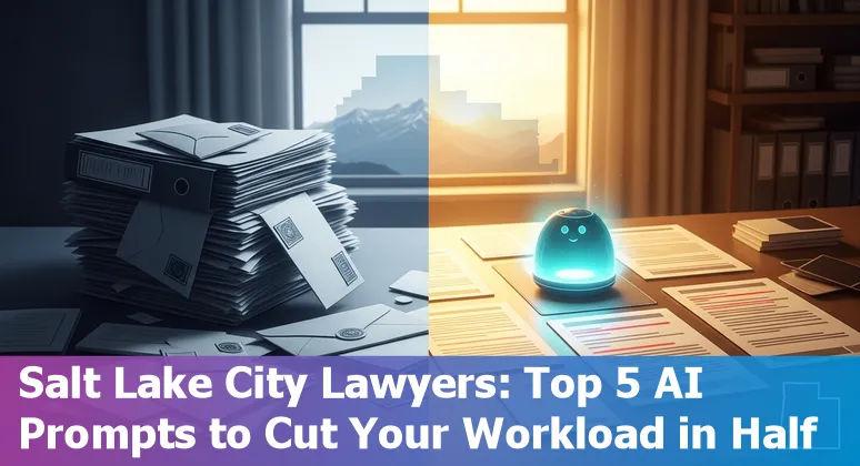 Attorney in Salt Lake City using AI on laptop with Utah State Capitol in background