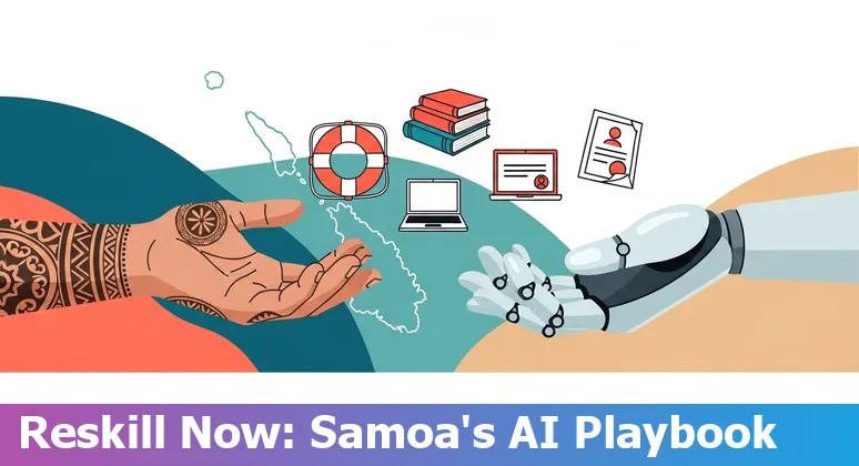 Customer service agent and AI assistant concept in Samoa — local call centre scene in Samoa, 2025