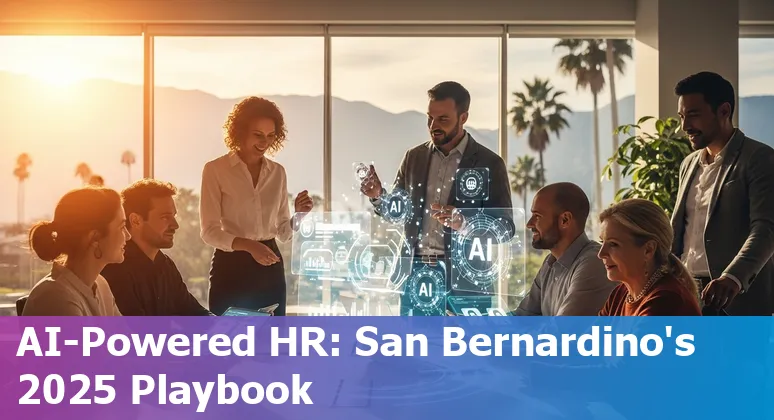 HR professional using AI tools for recruiting in San Bernardino, California in 2025