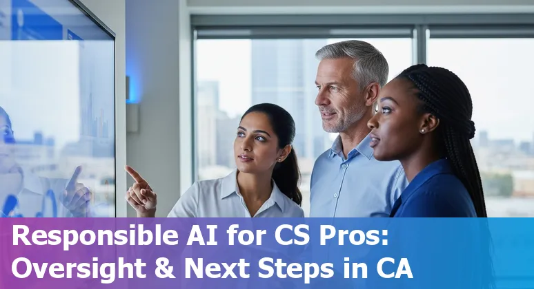Customer service professional using AI tools in San Jose, California office environment
