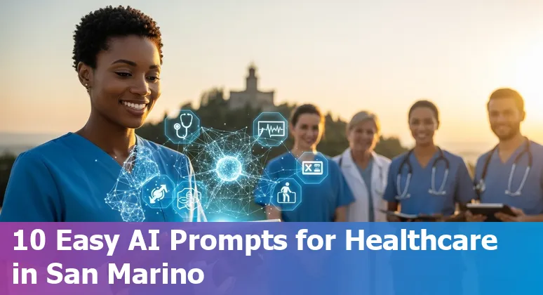 Healthcare professionals and AI tools for triage, imaging, rehabilitation and governance in San Marino