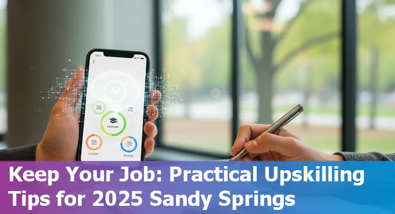 Sandy Springs, Georgia city hall with staff using AI tools — local customer service, data and permits in Sandy Springs, Georgia