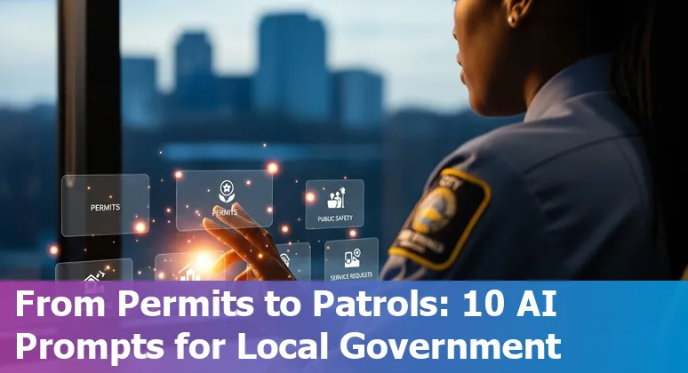 City hall staff using AI tools for municipal services in Sandy Springs, Georgia.